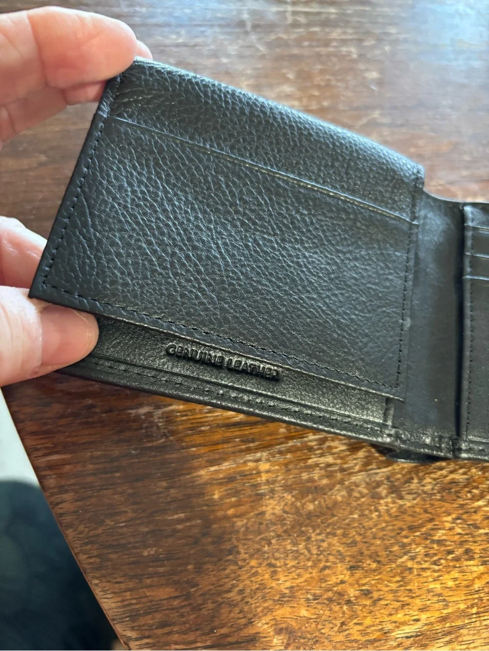Calvin Klein Black Leather Bi-Fold Wallet by (Unbranded)